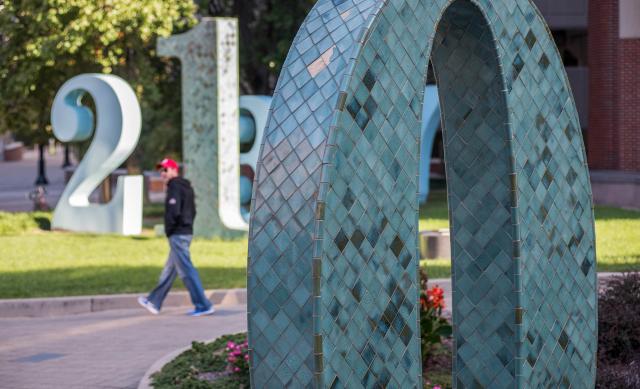 scene from campus