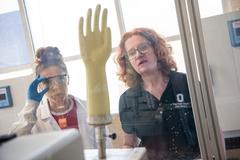 two women working in a lab