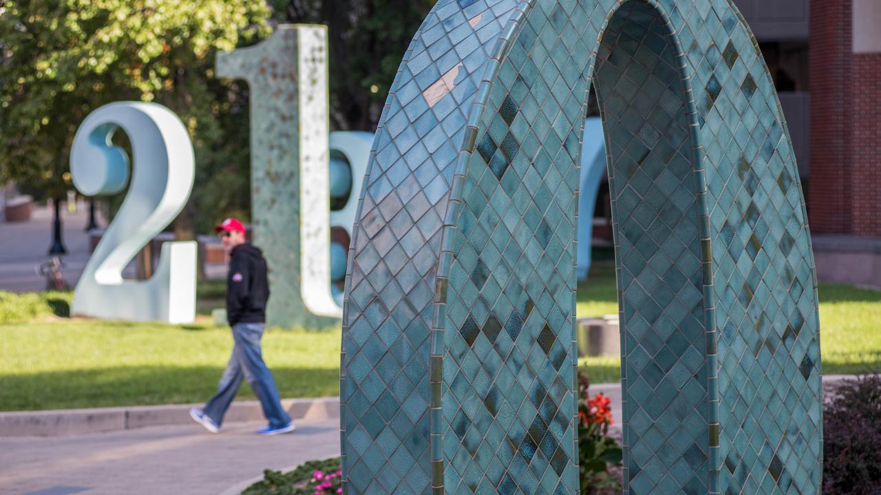 scene from campus
